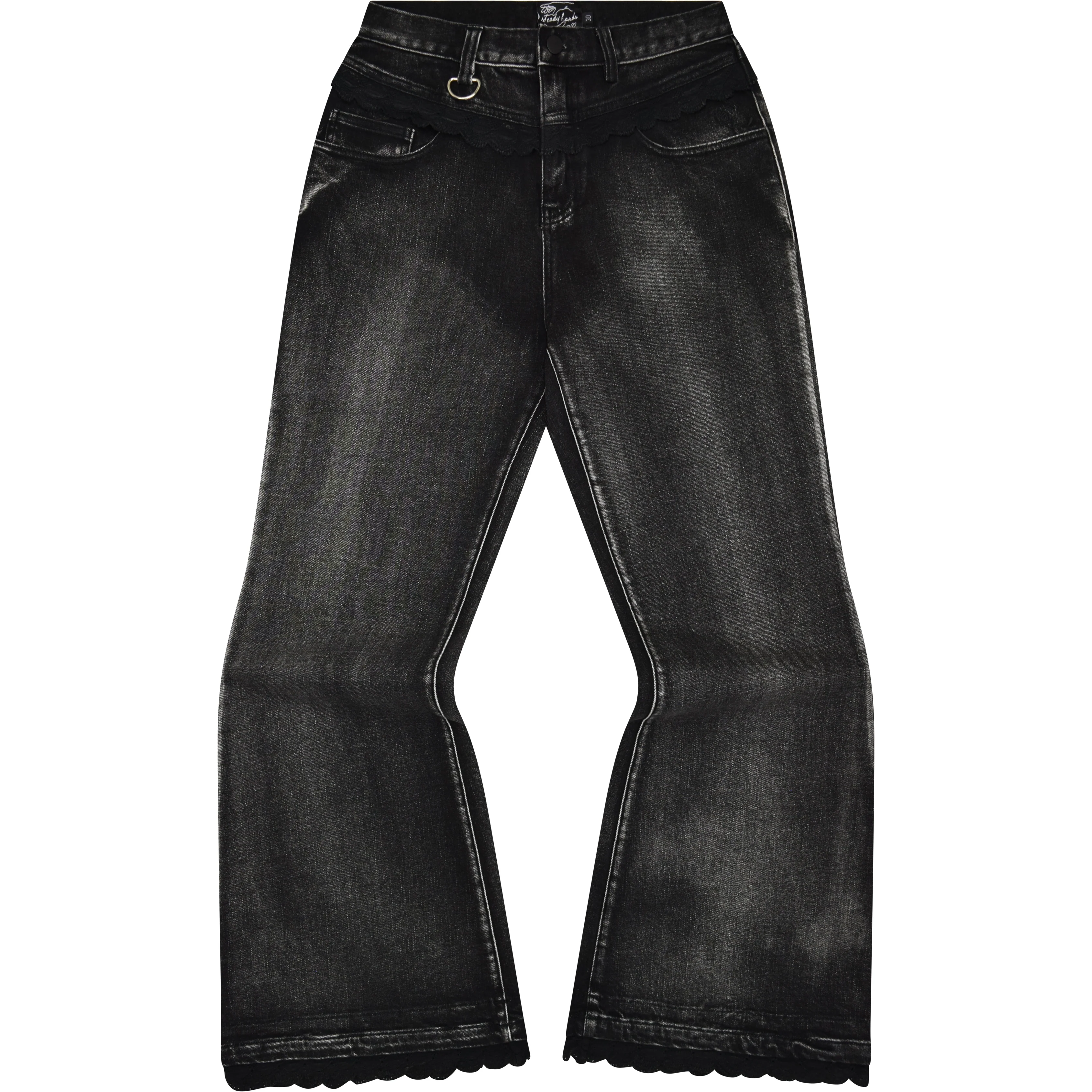 Black Lace Jeans