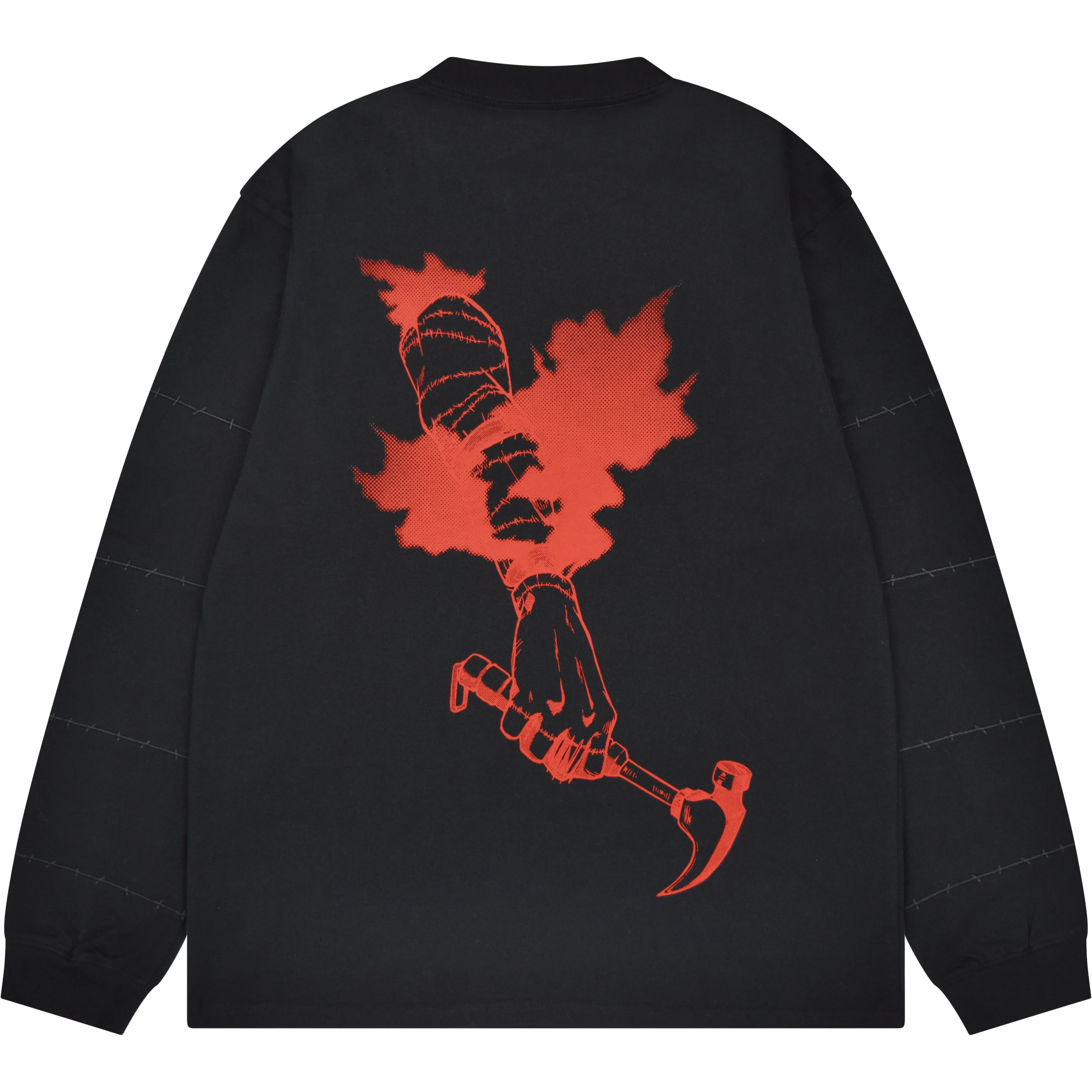 Black Shin Long Sleeve