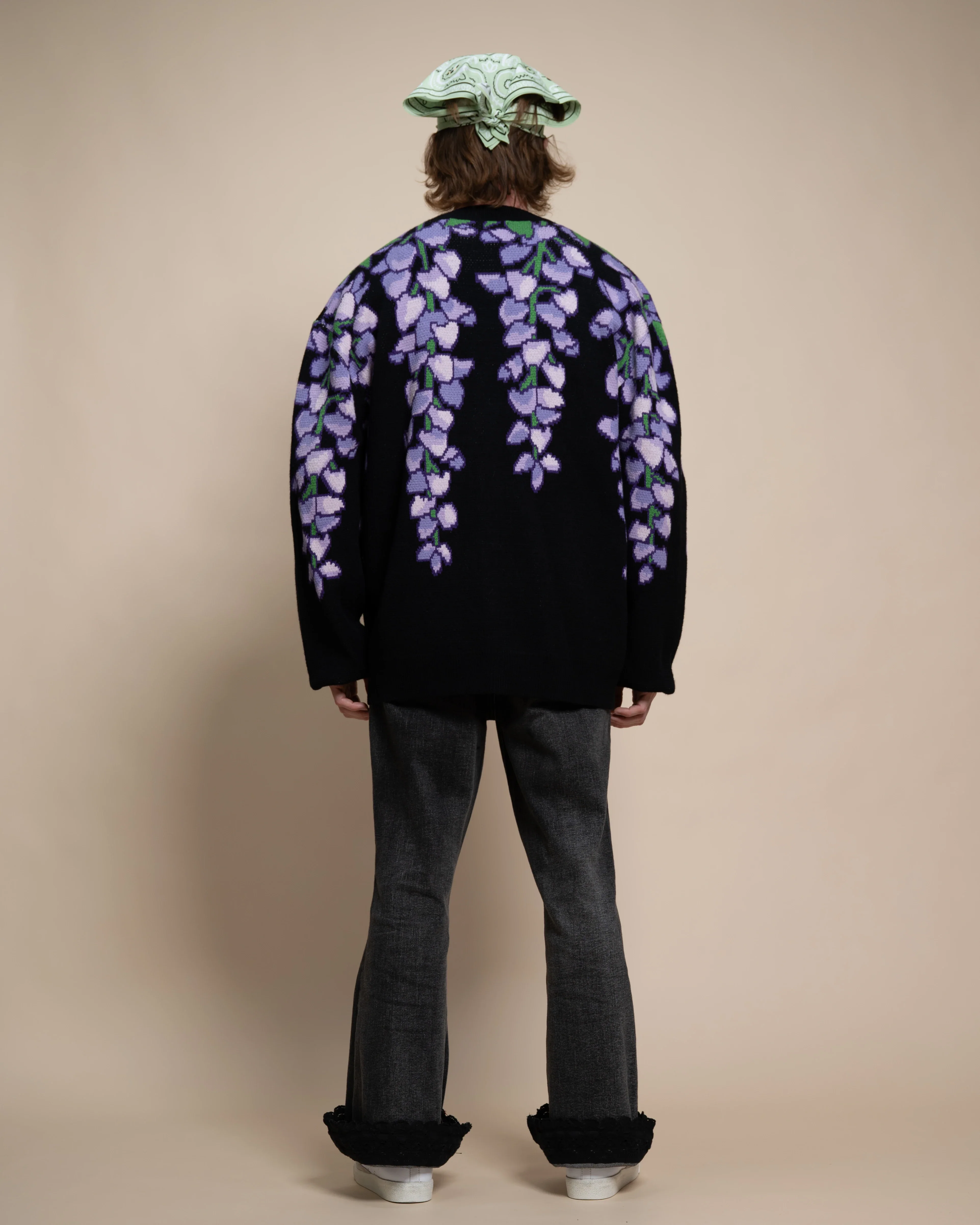 Black Wisteria Cardigan - Image 8