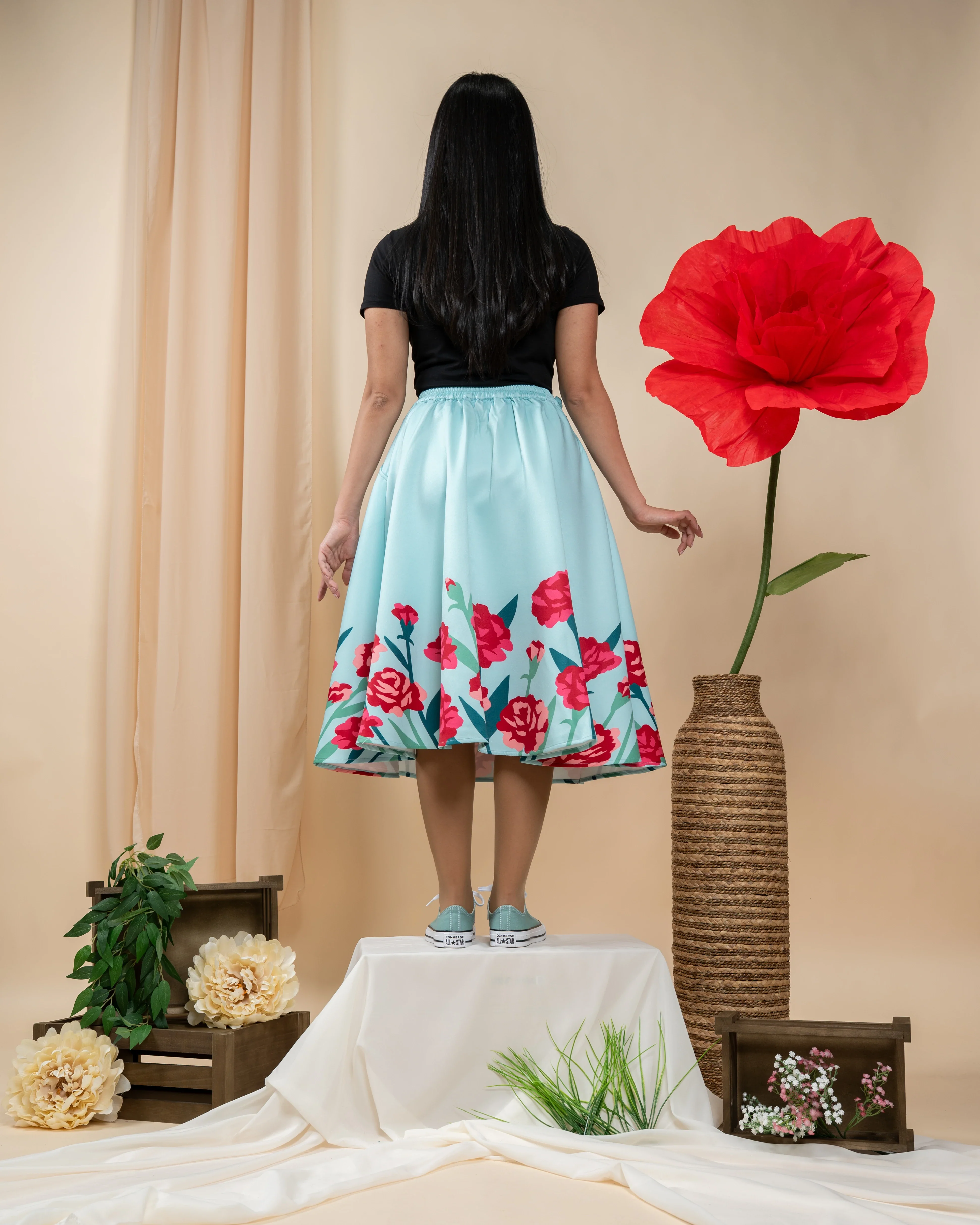 Carnation Flower Skirt - Image 5