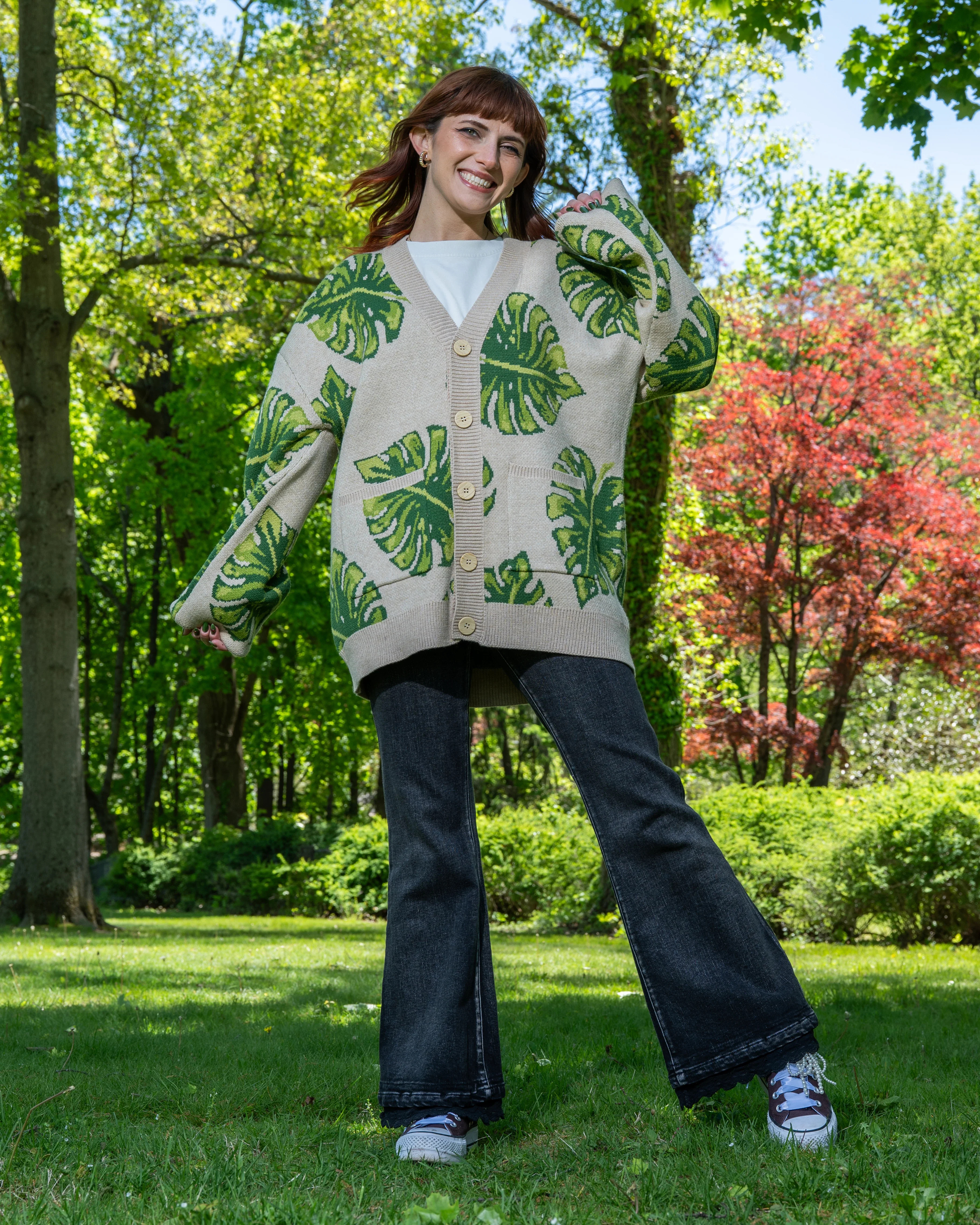 Monstera Cardigan - Image 3