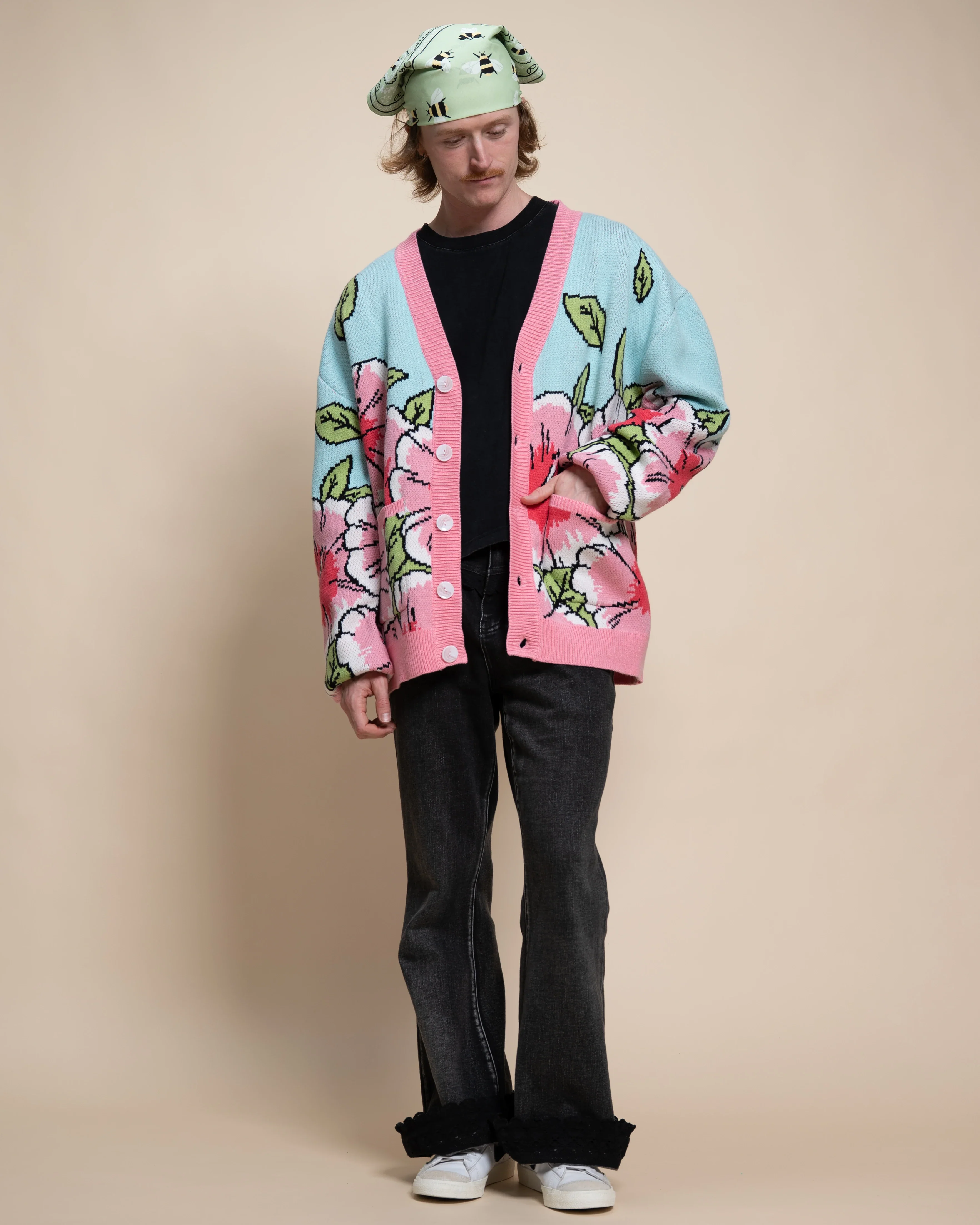 Pink Hibiscus Cardigan - Image 7