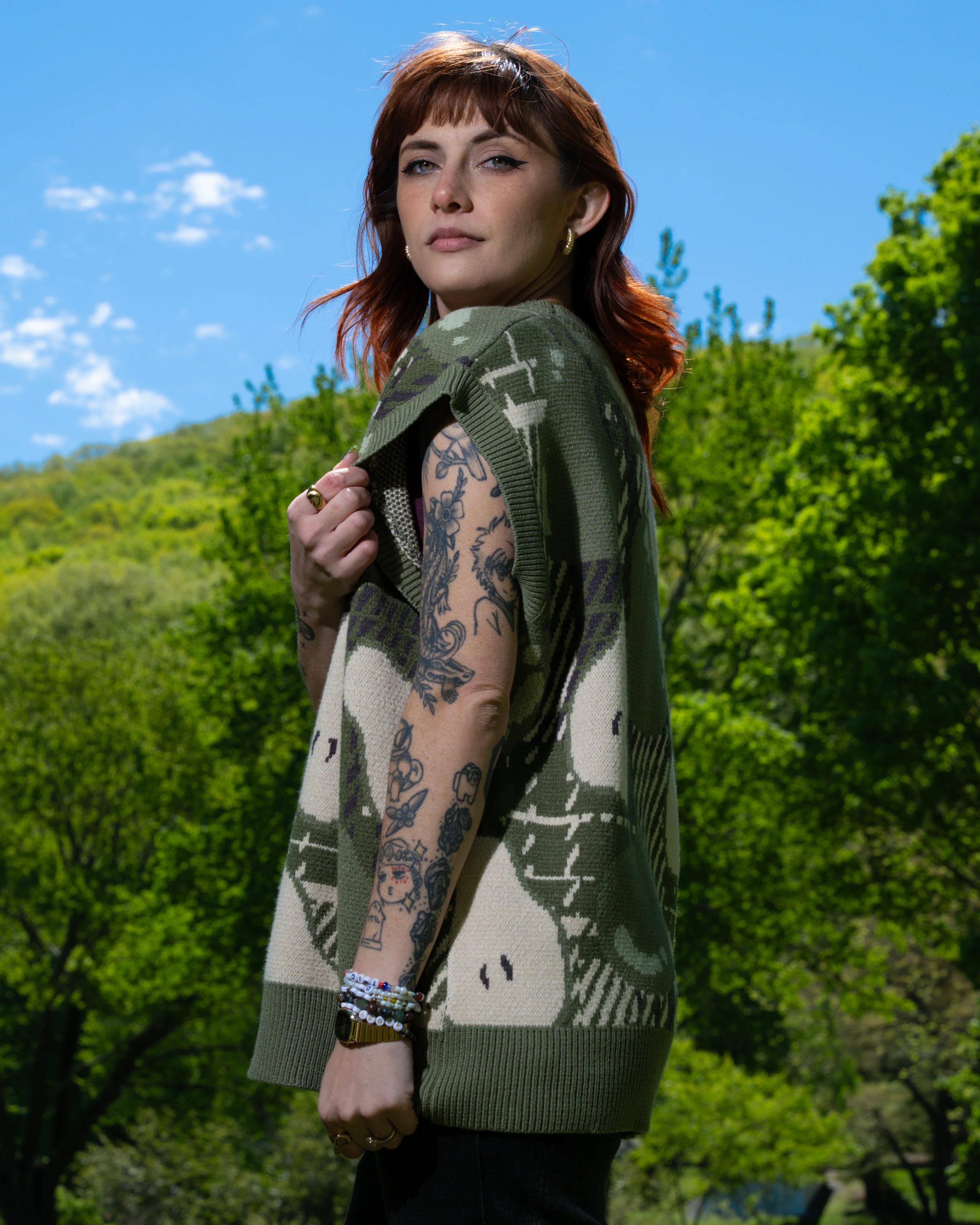 Plaid Pear Vest - Image 6