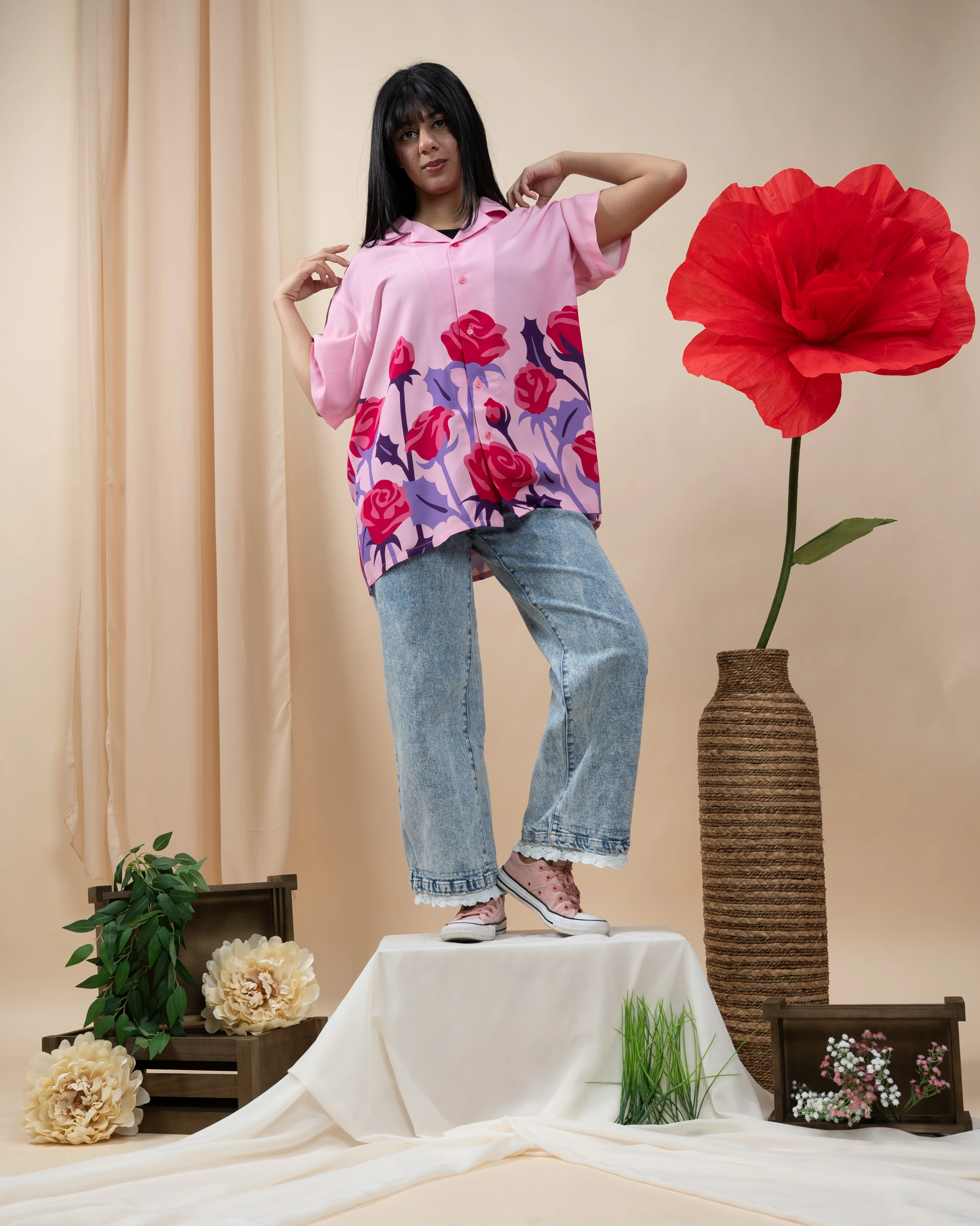 Rose Button Up - Image 3