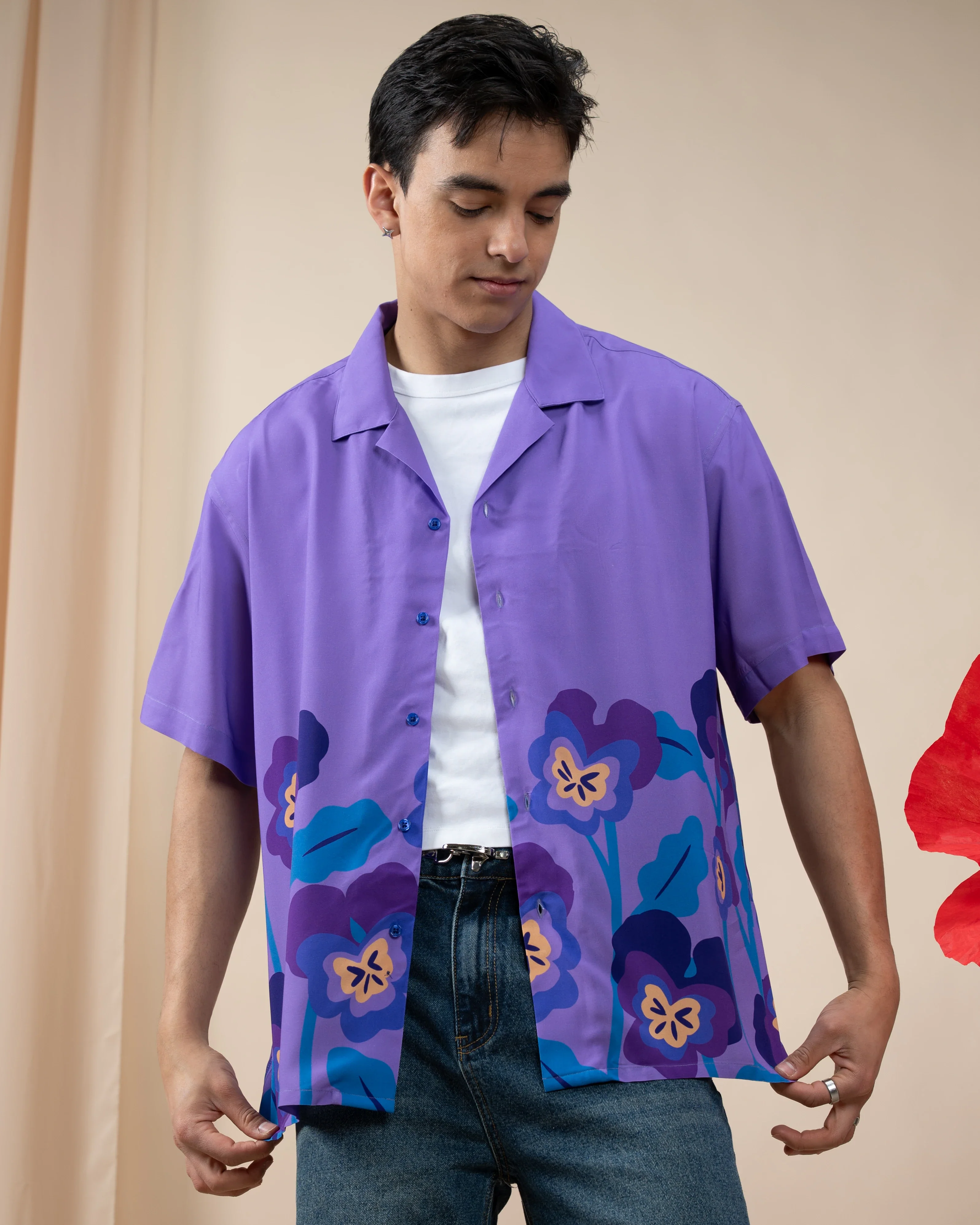 Violet Button Up - Image 10