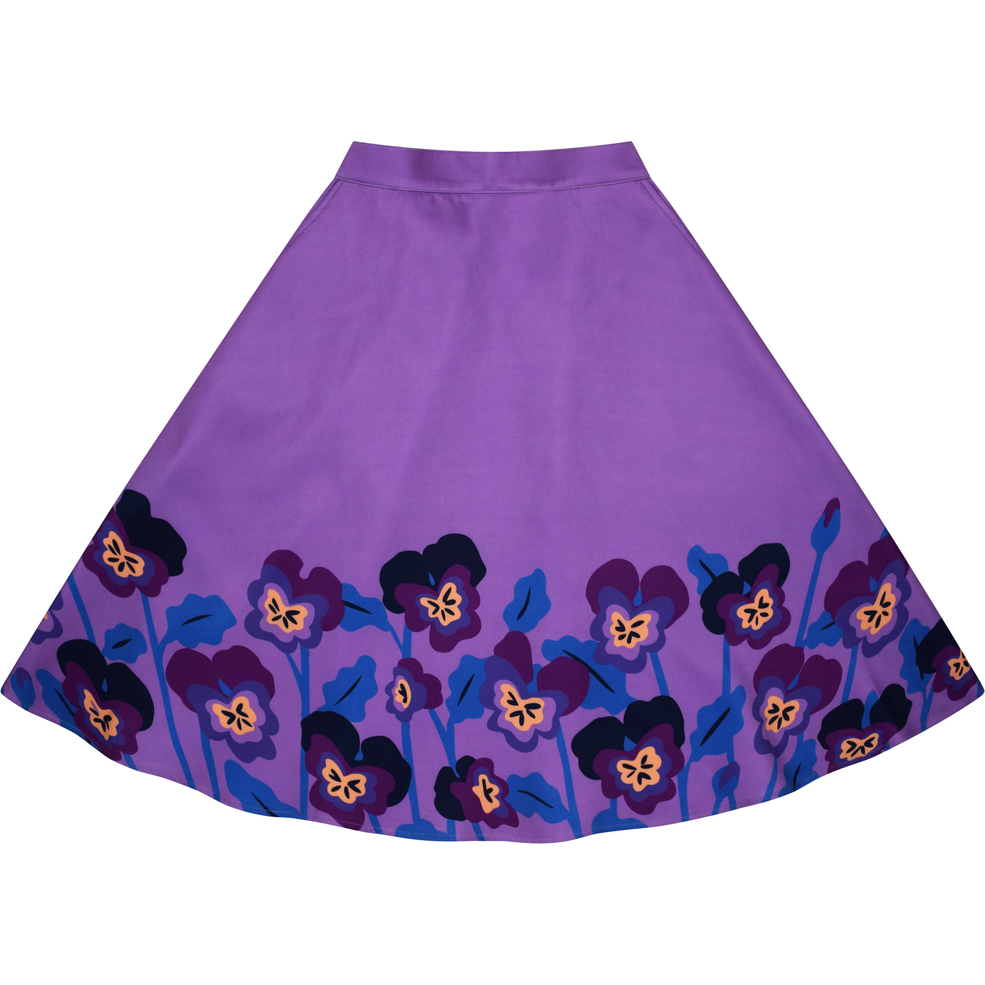 Violet Flower Skirt