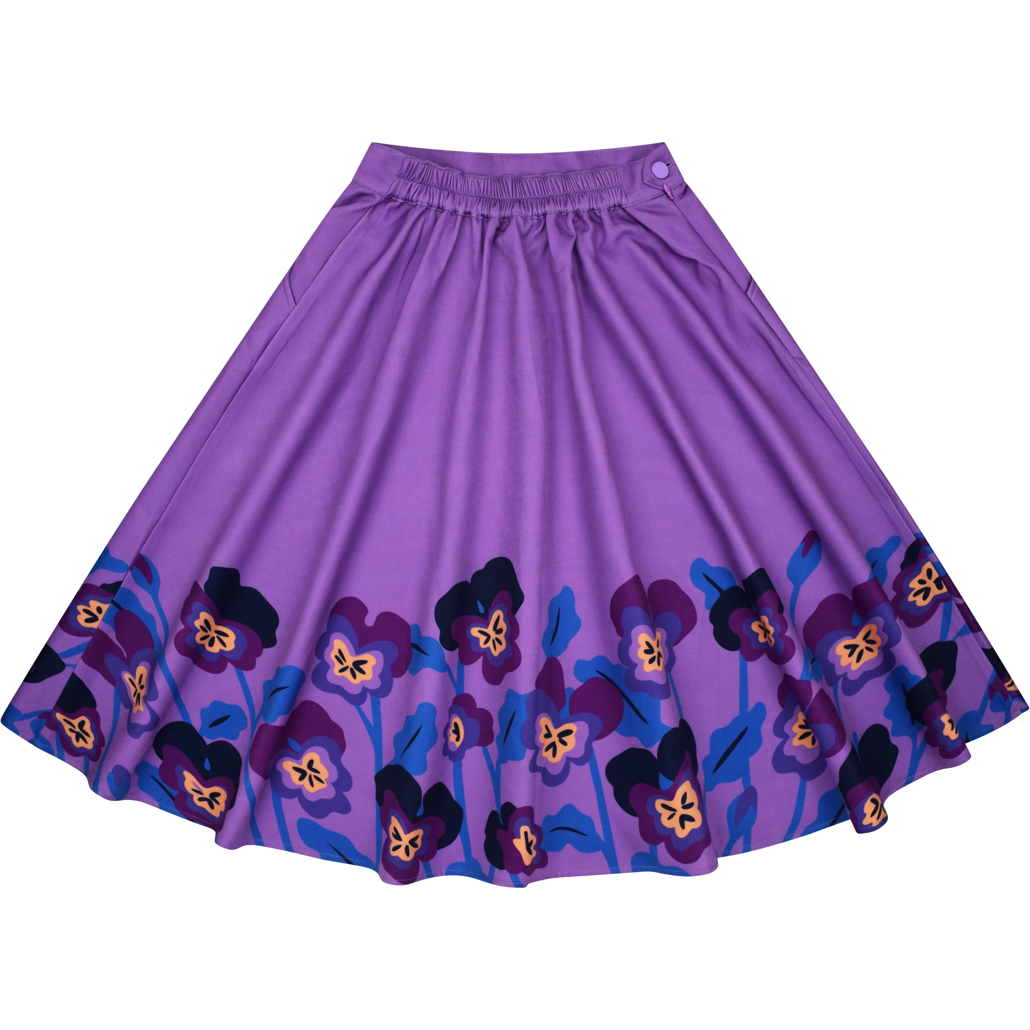 Violet Flower Skirt - Image 2
