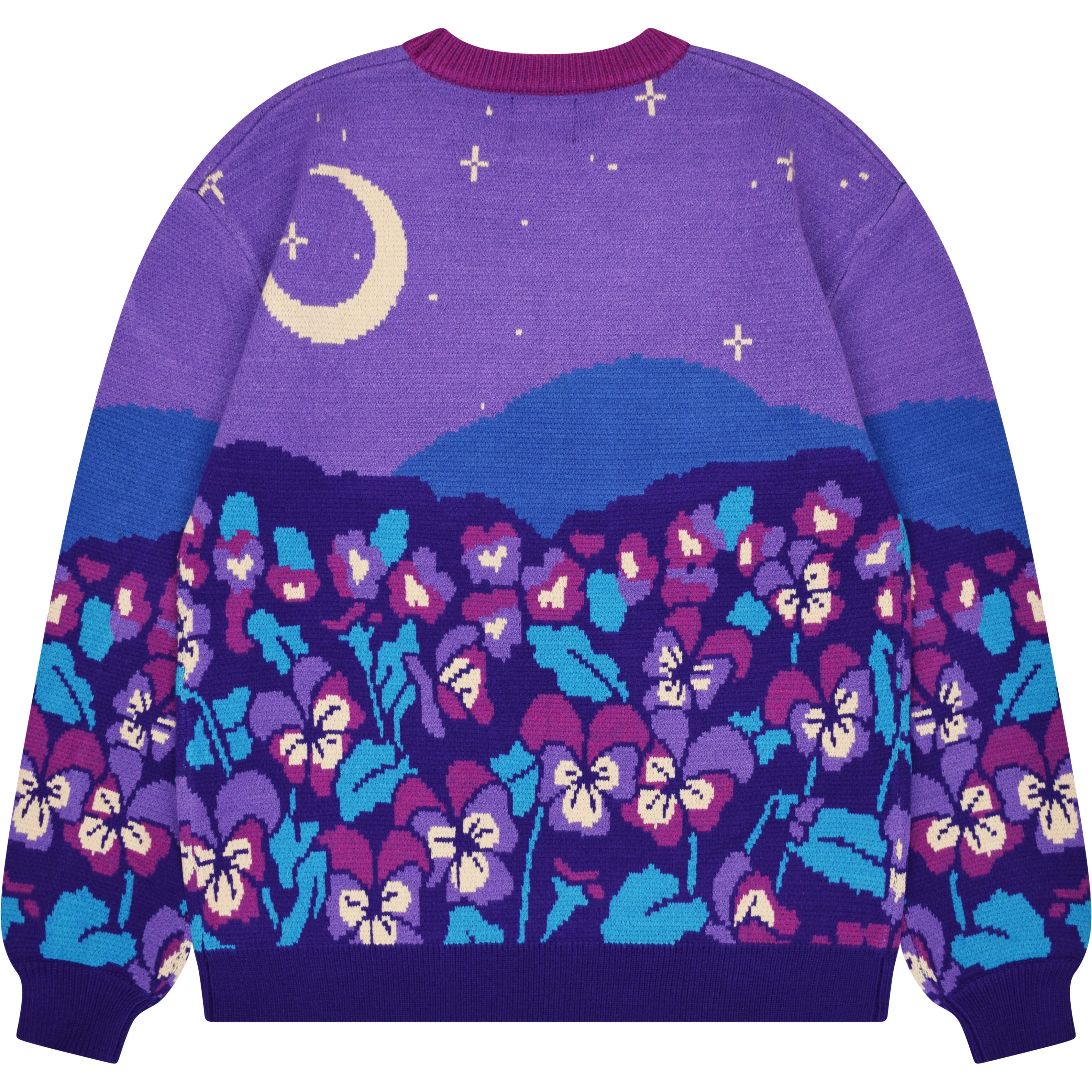 Violet Flower Sweater - Image 2