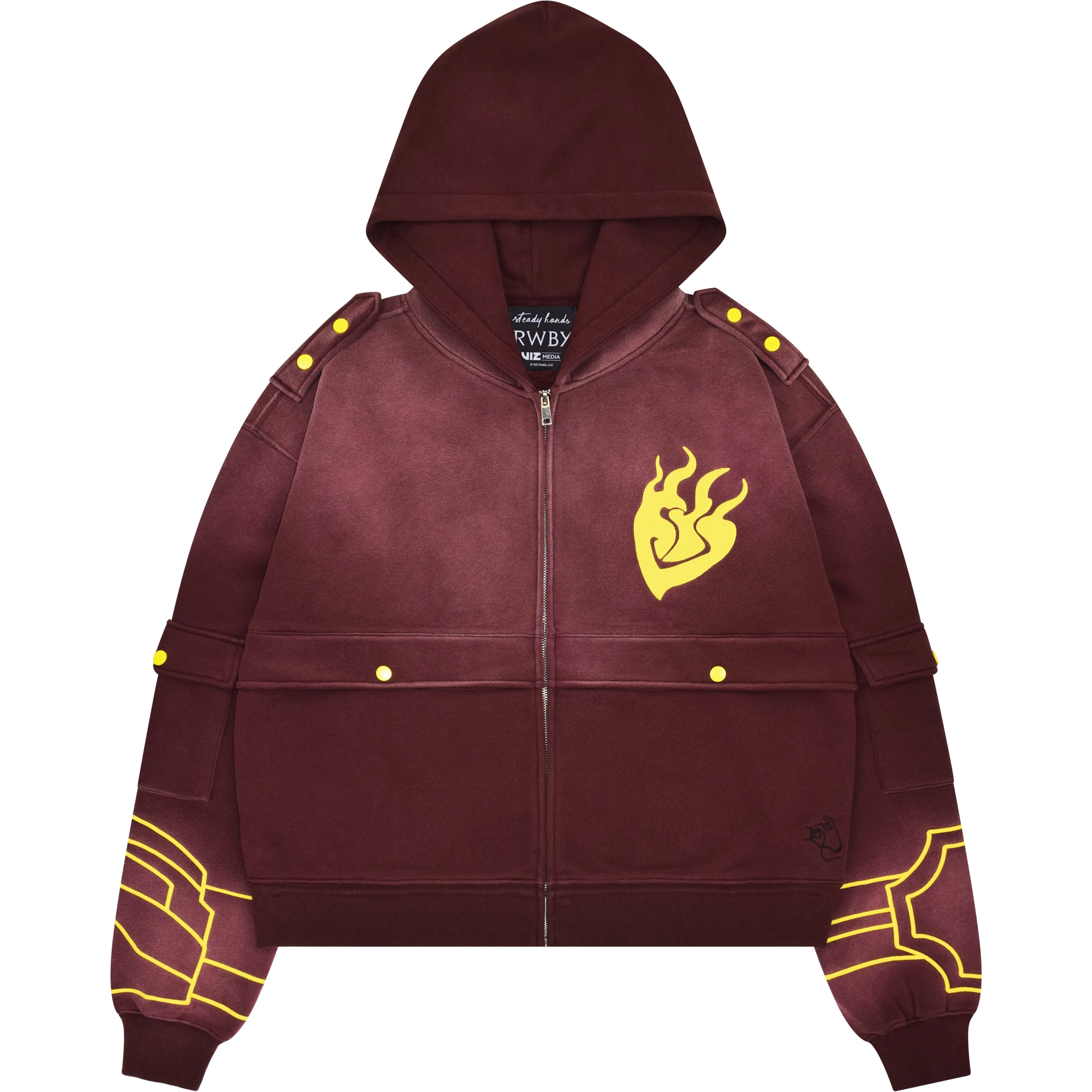 Yang Cropped Utility Hoodie Jacket